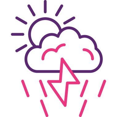 Bulut. Web simgesi basit tasarım