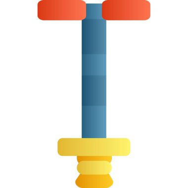 Bir çizgi film oyuncağı simgesinin vektör çizimi