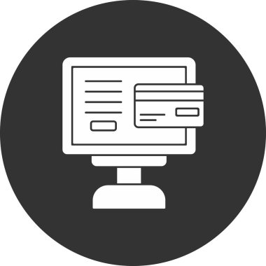 Ekran vektörü simge desenini izle