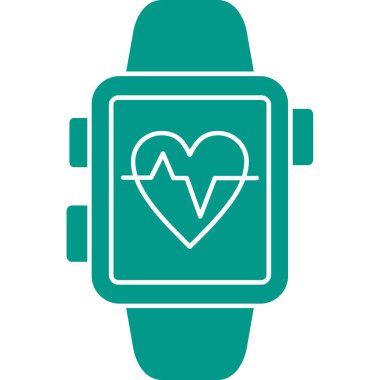 Kalp atışı olan kalp atış hızı monitörü