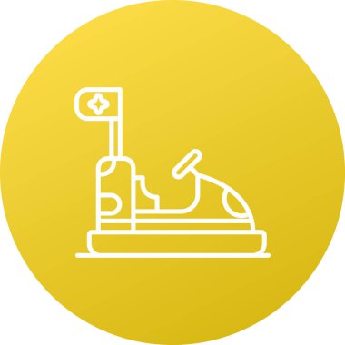 Robot simgesinin vektör illüstrasyonu