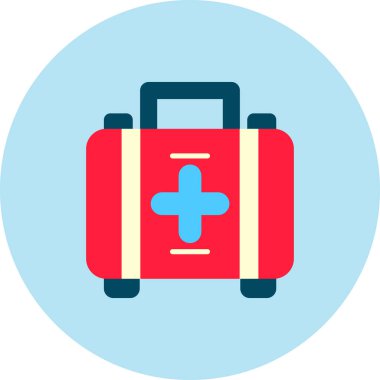 Tıbbi çantanın vektör çizimi