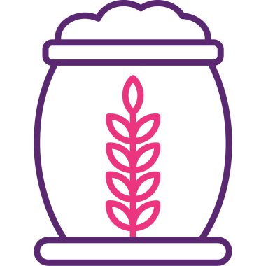 Kavanoz. Web simgesi basit illüstrasyon