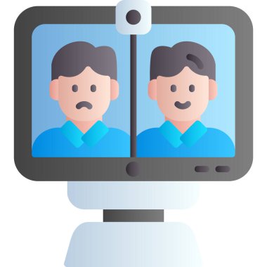 Vektör cinsinden çağrı merkezi simgesi