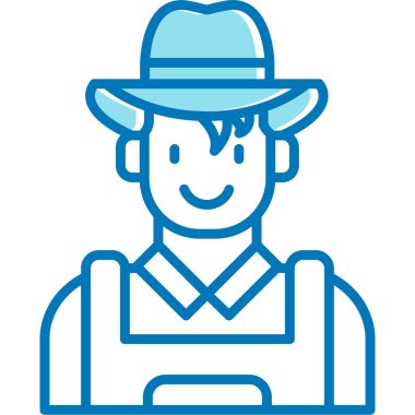 Çiftçi çiftçi ikonu