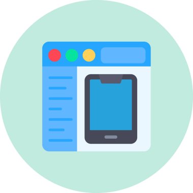 mobil uygulama tasarım simgesi