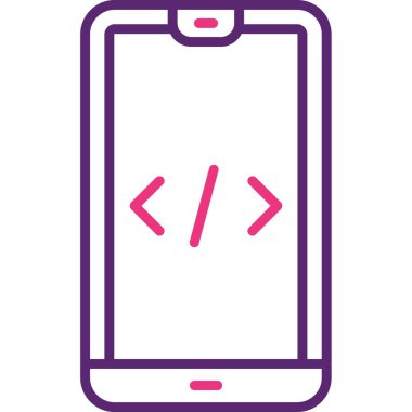 - Telefon. Web simgesi basit illüstrasyon