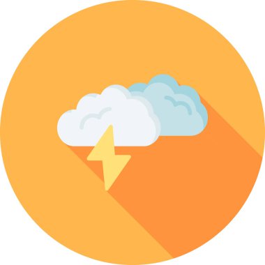 Bulut. Web simgesi basit illüstrasyon