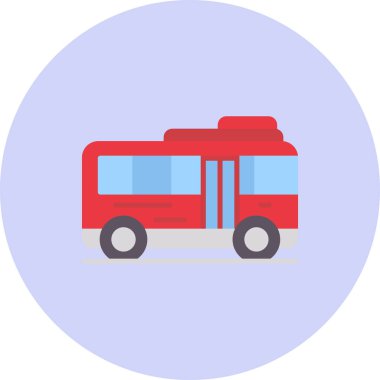 Kamyon simgesinin vektör illüstrasyonu