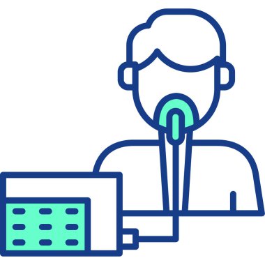 Mikrofon. Web simgesi basit illüstrasyon