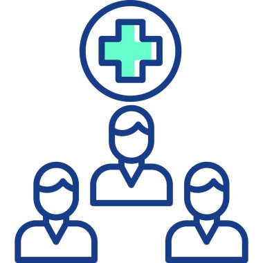 tıbbi simge vektör illüstrasyonu