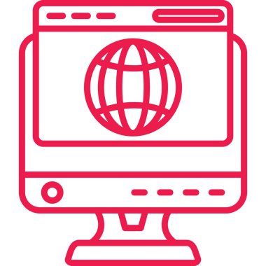 izleyici ikon vektör illüstrasyonu