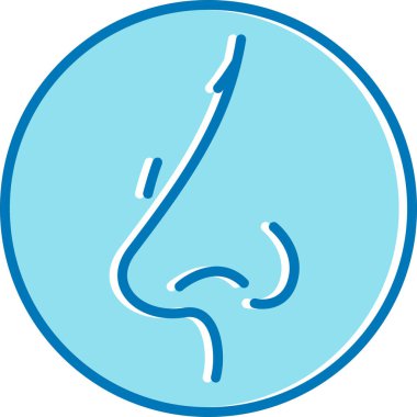 Moda tarzı izole edilmiş arka planda insan başı simgesi