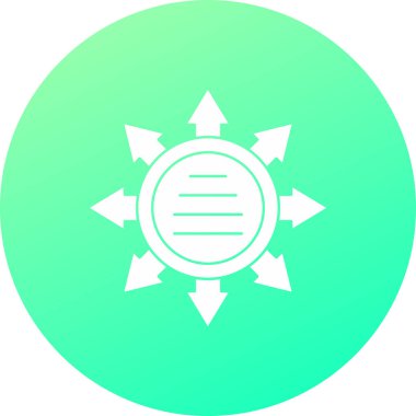 Bir yıldız simgesinin vektör illüstrasyonu