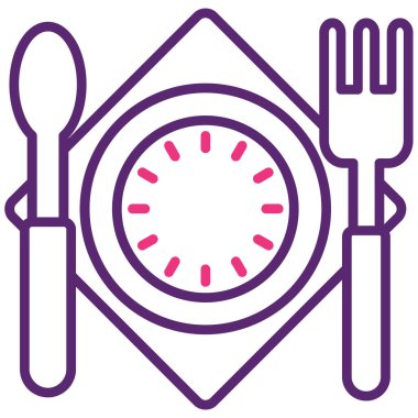 Gıda simgesinin vektör illüstrasyonu