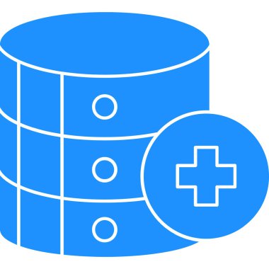veri tabanı veritabanı simgesi doldurulmuş özet biçimi