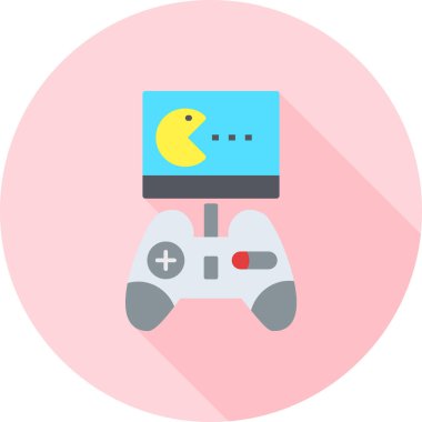 Video oyunu simgesi vektör illüstrasyonu