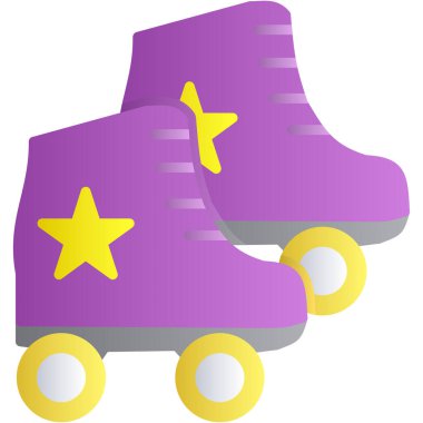 mor paten, illüstrasyon, beyaz arkaplan üzerindeki vektör.