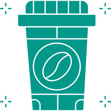 Kahve fincanı. Basit tasarım