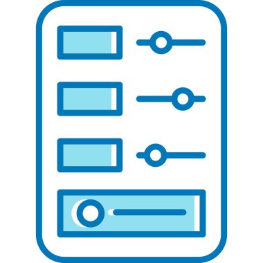 veri merkezi simgesi. vektör illüstrasyonu