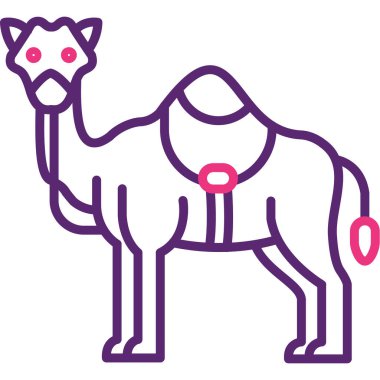 Hayvan köpek. Basit bir çizim. vektör