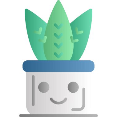 bitki simgesi vektör illüstrasyonu