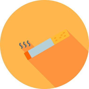 Sigaralar. Web simgesi basit tasarım