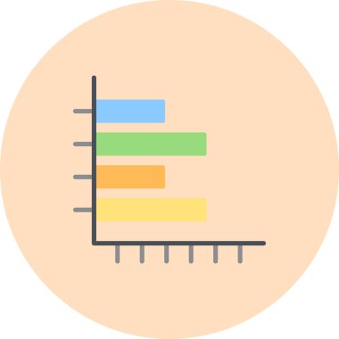 grafik ikonu vektör illüstrasyonu