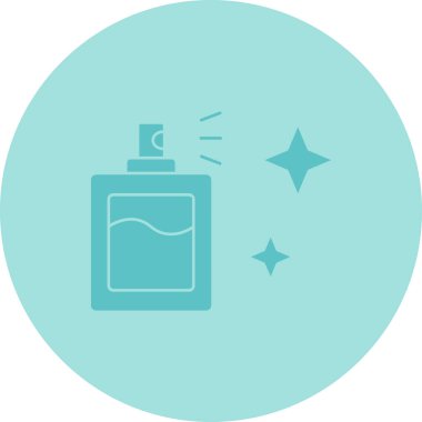 Modern parfüm simgesinin vektör çizimi