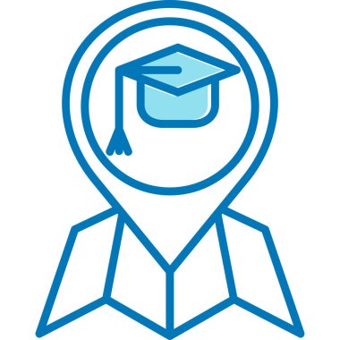 Mezuniyet yüzbaşı. Basit tasarım