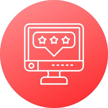 çevrimiçi sinema bileti simgesi beyaz arka planda izole edildi. Online bilet. Renkli taslak konsepti. vektör