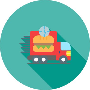 fast food vektör simgesi