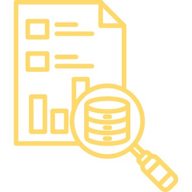 veri depolama simgesi ana hat biçiminde