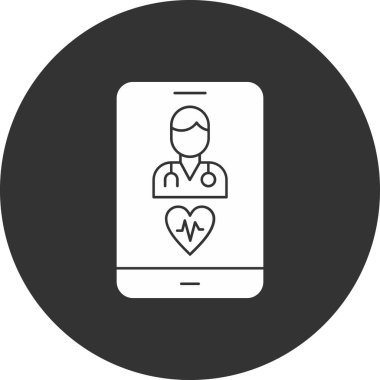 cep telefonu simgesi, modern tasarım illüstrasyonu