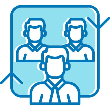 İş ve finans simgesinin vektör illüstrasyonu