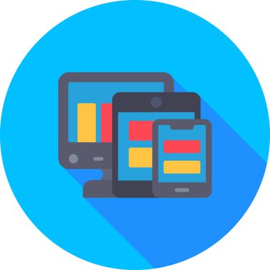 tablet pc simgesi, vektör illüstrasyonu