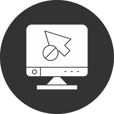 Oklu bilgisayar monitörü, vektör tasarımı