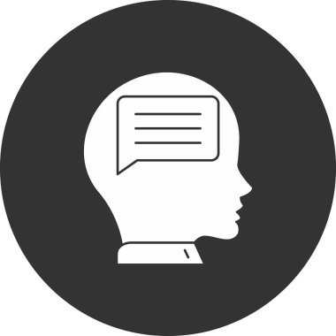 konuşma kabarcığı vektör çizimi