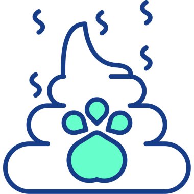 köpek simgesi vektör illüstrasyonu