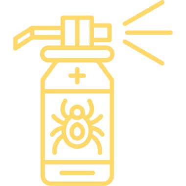 Bir şişe sıvının vektör çizimi