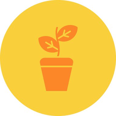 Bitki. Web simgesi basit tasarım