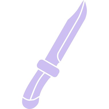 Kılıç. Web simgesi basit illüstrasyon