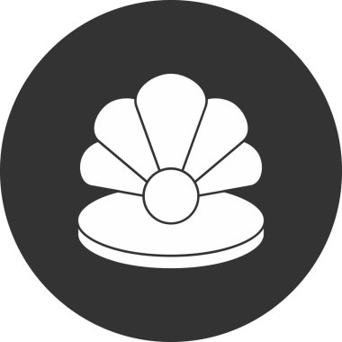 Bir çiçek simgesinin vektör illüstrasyonu