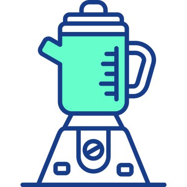 Çaydanlık. Web simgesi basit illüstrasyon