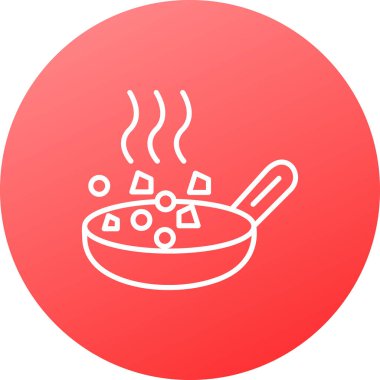 Pan simgesi vektör illüstrasyonu