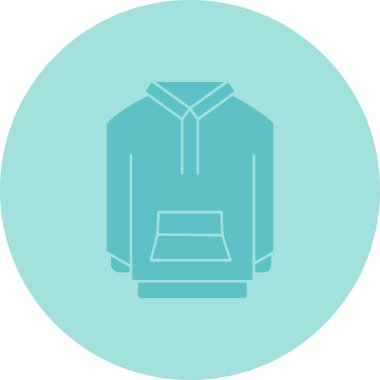 Ceket. Web simgesi basit illüstrasyon