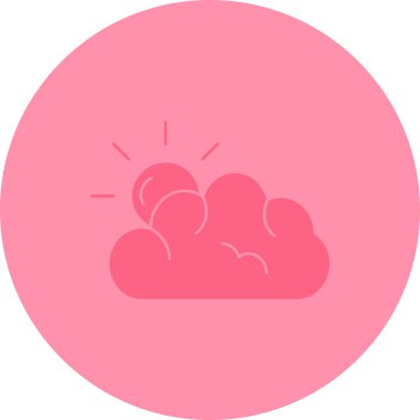 bulut simgesi, vektör illüstrasyonu