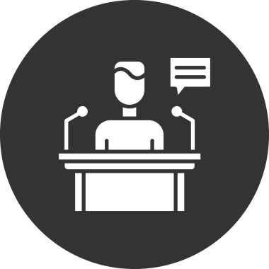 Mikrofonun modern simgesinin vektör çizimi