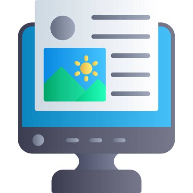 Modern eğitim ikonunun vektör illüstrasyonu