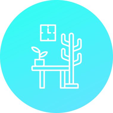 bitki simgesi vektör illüstrasyonu